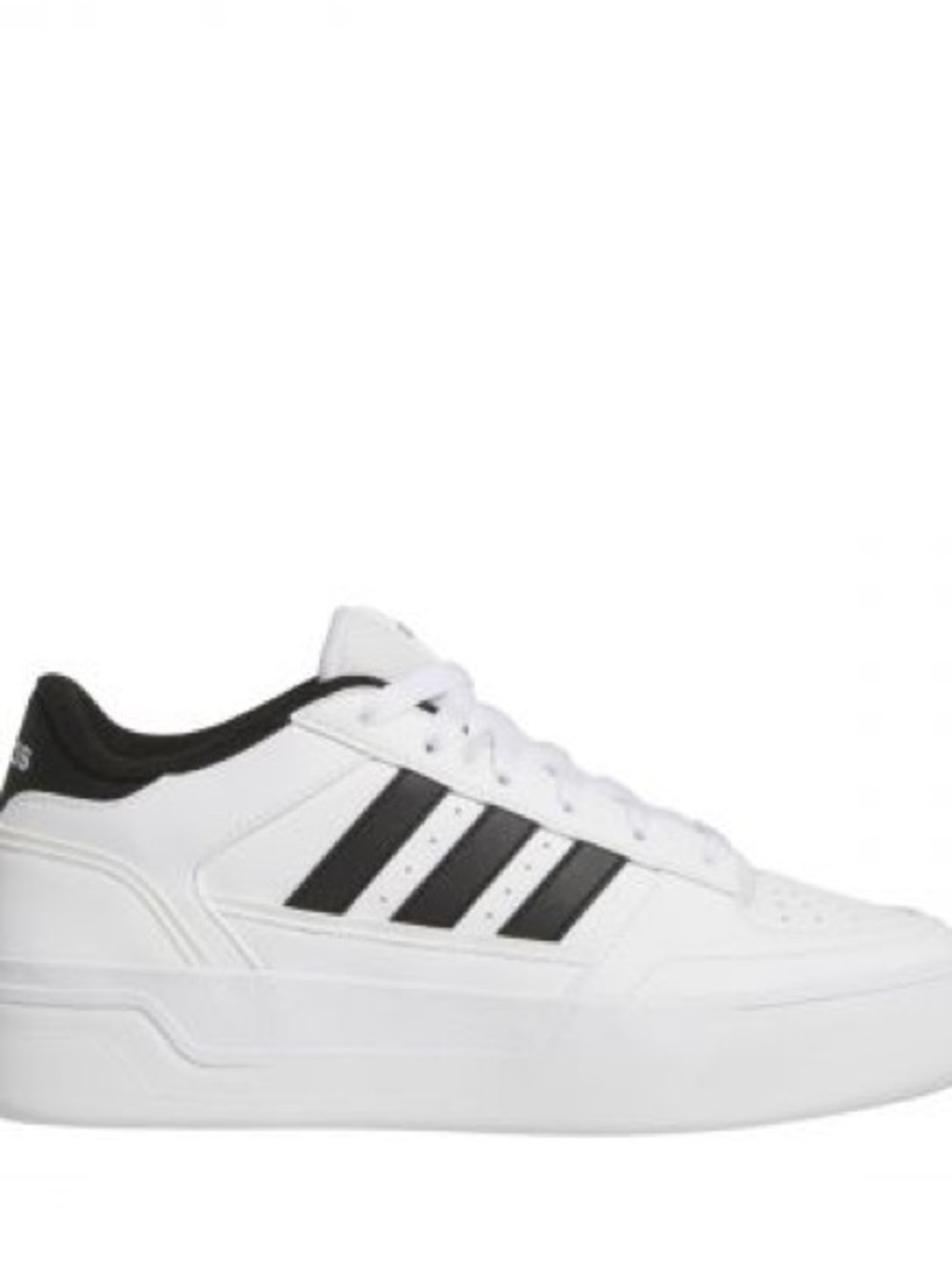 🆕 Adidas Break Start Bold Women’s Size 7 White Black Platform Sneakers NWT NIB